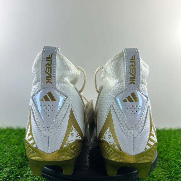 Adidas Freak 23 7v7 SMU Men Size 12.5 White Gold Football Cleats HP2442 NEW - Picture 6 of 8